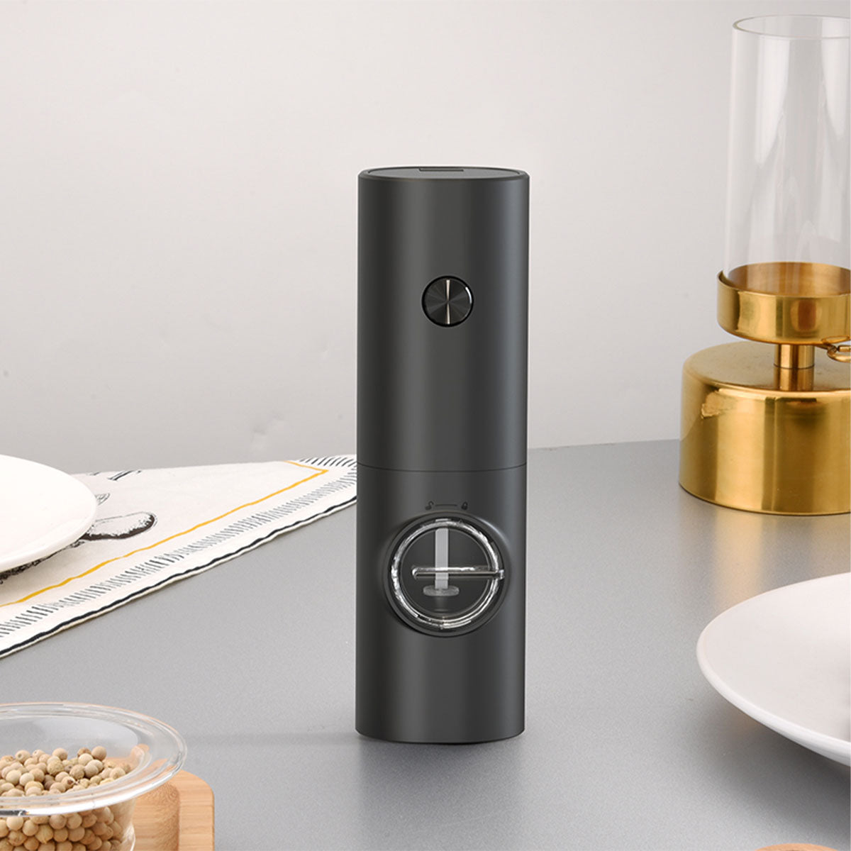Electric Salt and Pepper Grinder Set
