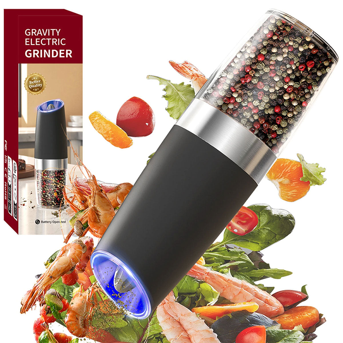 Electric Salt and Pepper Grinder DGS-KYMQ-50B