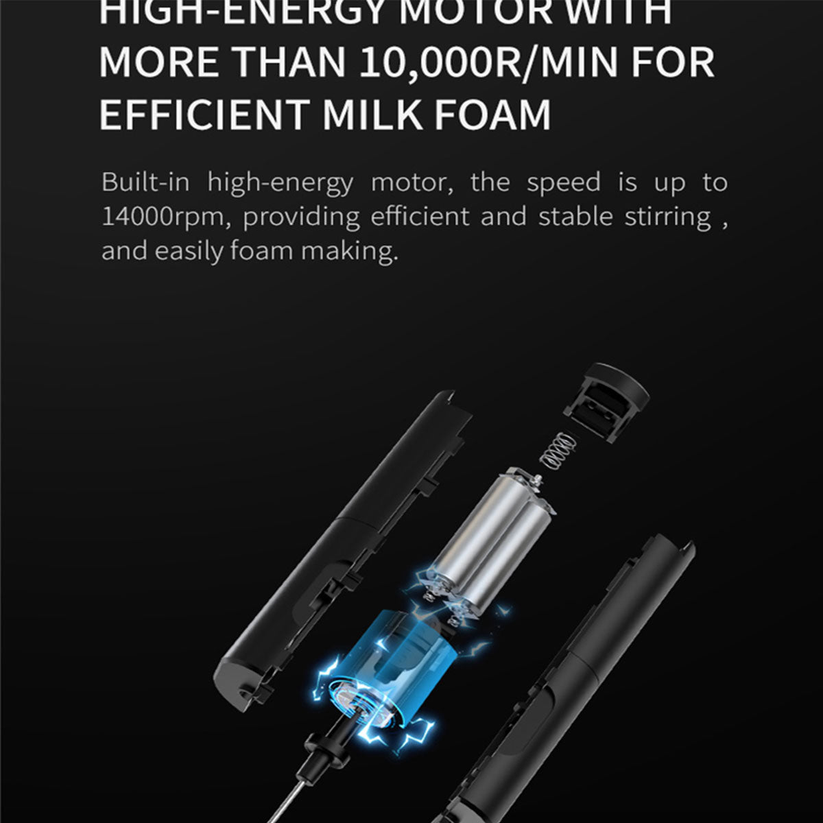 Handheld Milk Frother KJBQ-12