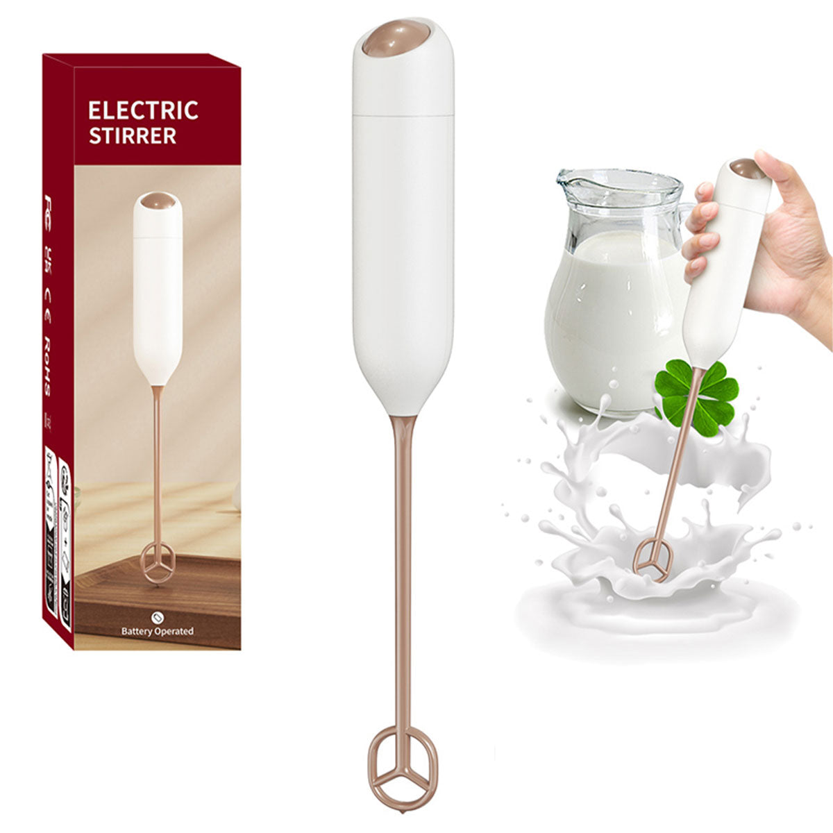 Handheld Milk Frother KJBQ-21J