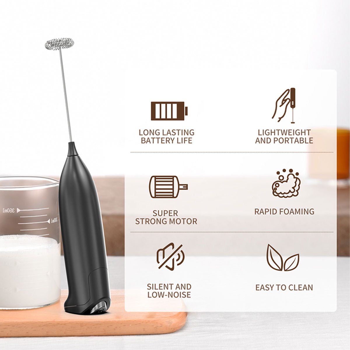 Handheld Milk Frother  KJBQ-93