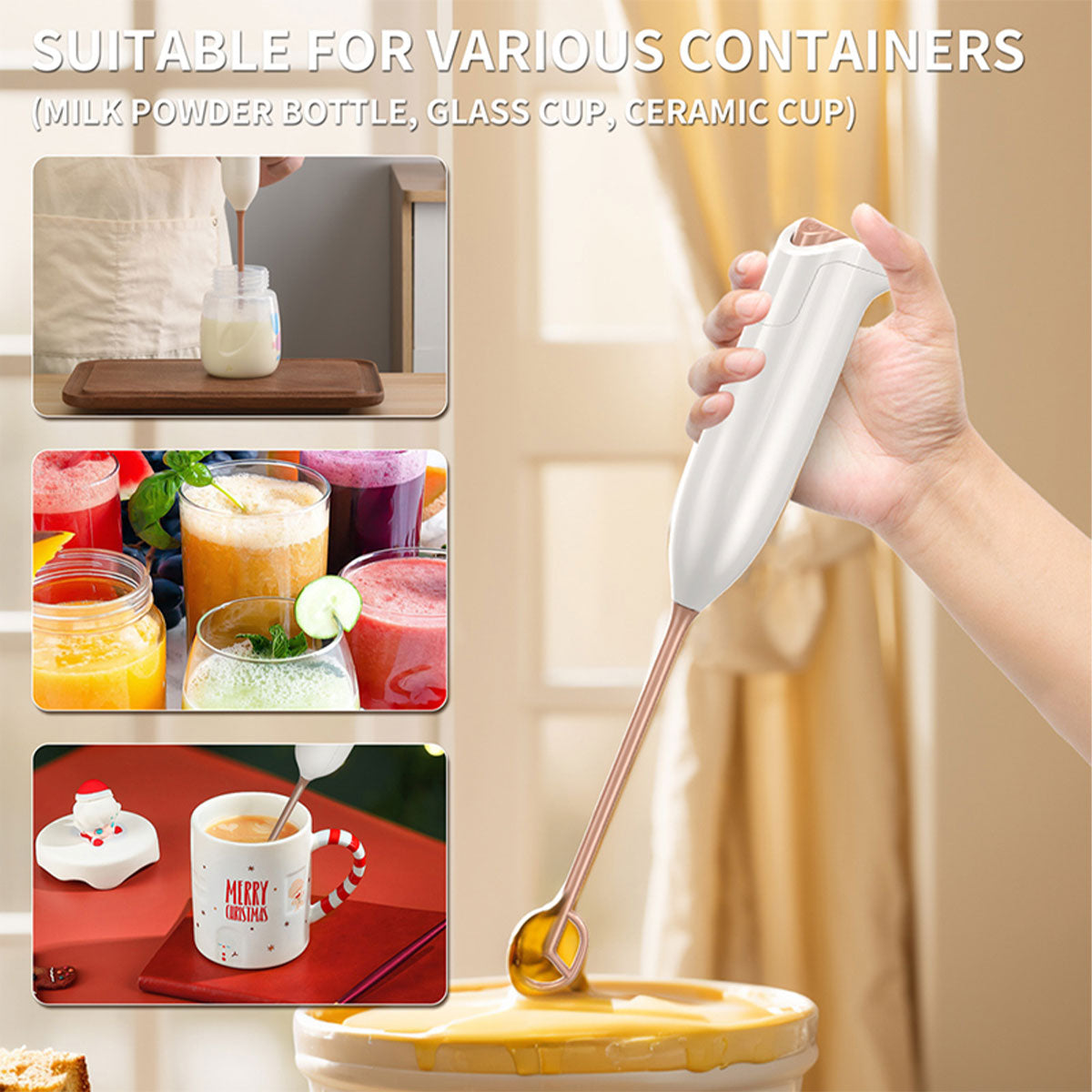Handheld Milk Frother KJBQ-93J